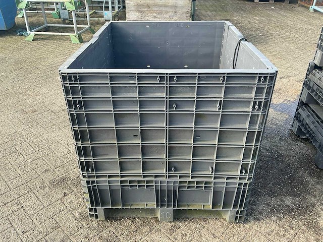Opklapbare kunststof bak (120x100x100cm) 10x - afbeelding 3 van  9