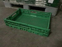 Opklapbare kunststof krat (32x) - afbeelding 1 van  2