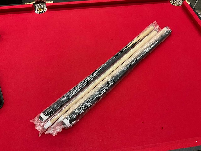 Opklapbare pooltafel fun break - rood - afbeelding 7 van  10