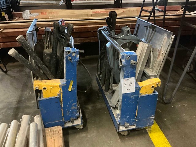 Opklapbare tafelzaag (2x) - afbeelding 1 van  6