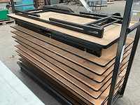 Opklaptafels op trolley (12x) - afbeelding 5 van  5