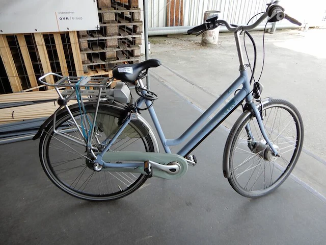 Opknapper damesfiets zonder accu, sparta, blauw - afbeelding 1 van  7