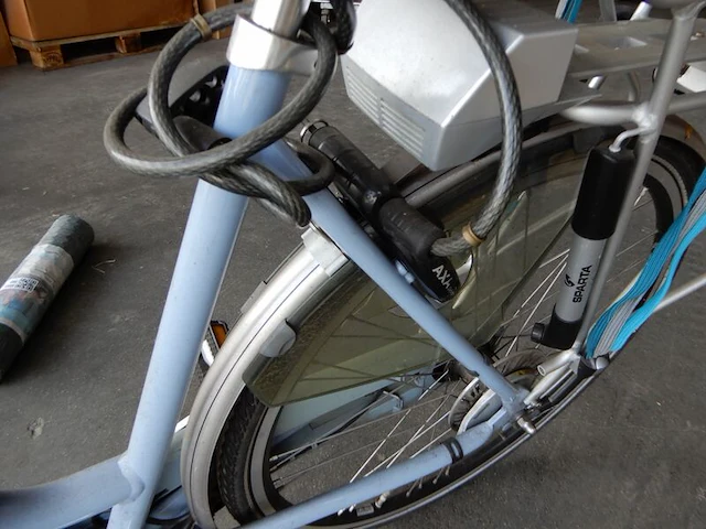 Opknapper damesfiets zonder accu, sparta, blauw - afbeelding 3 van  7