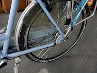 Opknapper damesfiets zonder accu, sparta, blauw - afbeelding 6 van  7