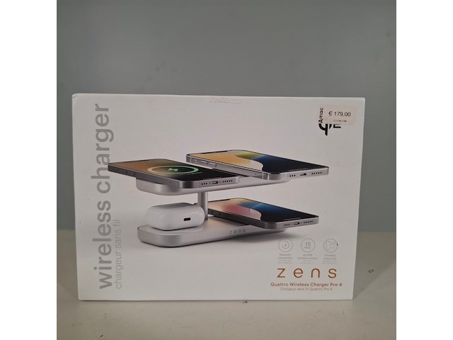 Oplaadstation, zens, quattro wireless charger pro 4 - afbeelding 1 van  6