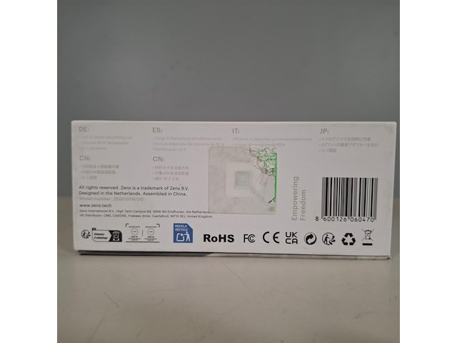 Oplaadstation, zens, quattro wireless charger pro 4 - afbeelding 5 van  6