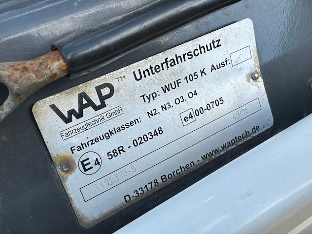 Oplegger bumper / opklap bumper (4x) - afbeelding 1 van  5