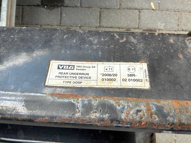 Oplegger bumper / opklap bumper (4x) - afbeelding 2 van  5
