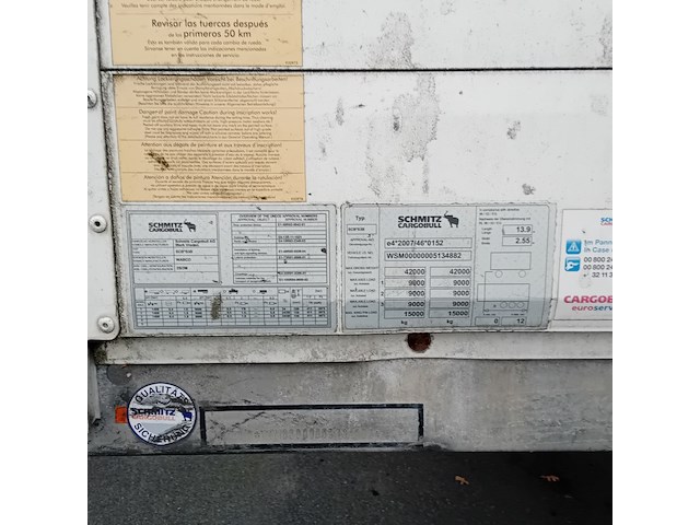 Oplegger, schmitz cargobull, scbs3t, 2014 - afbeelding 16 van  20