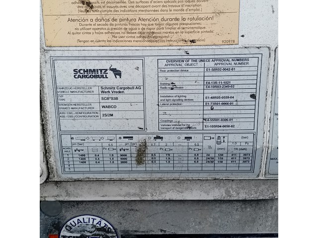 Oplegger, schmitz cargobull, sko24/l-13.62fp25express2, 2017 - afbeelding 19 van  22