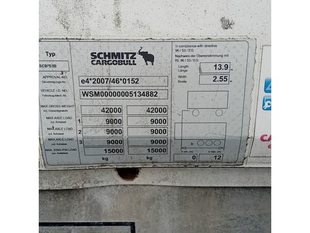 Oplegger, schmitz cargobull, sko24/l-13.62fp25express2, 2017 - afbeelding 20 van  22
