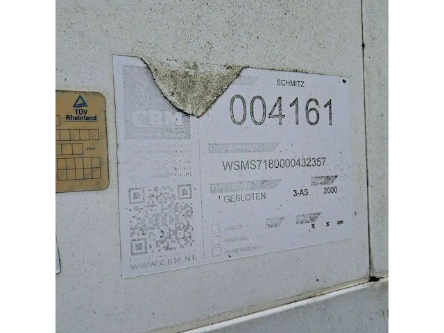 Opleggger, schmitz, sk024, 2000 - afbeelding 17 van  20