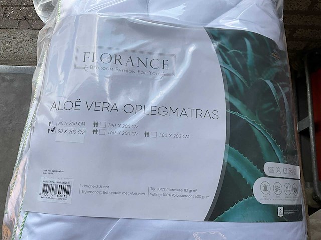 Oplegmatras / topper 90x200 cm (9x) - afbeelding 2 van  2