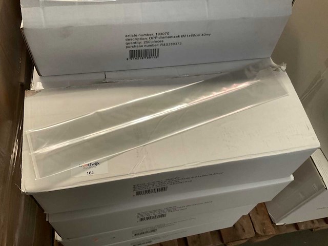 Opp diamantzakken 21x60 cm (7000x) - afbeelding 2 van  2