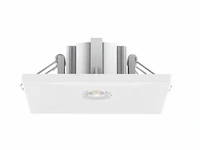 Opple - ledem-spot-e sq80-3w-dali-as/w - led spot (10x)
