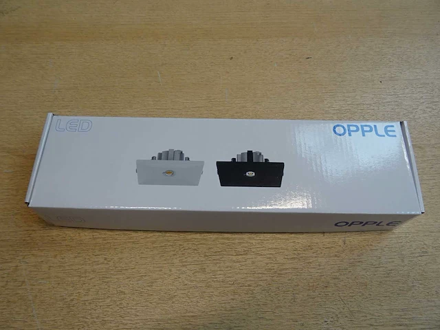 Opple - ledem-spot-e sq80-3w-dali-as/w - led spot (10x) - afbeelding 2 van  3
