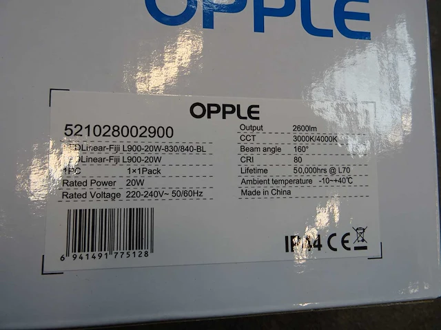Opple - ledlineair-fiji - led armatuur (18x) - afbeelding 3 van  4