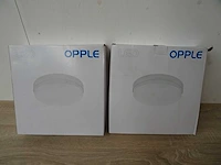 Opple - wall-mounted performer g2 - ledwm-p2 rd320-19w-dali-830/840 - plafond/wandarmatuur (2x)