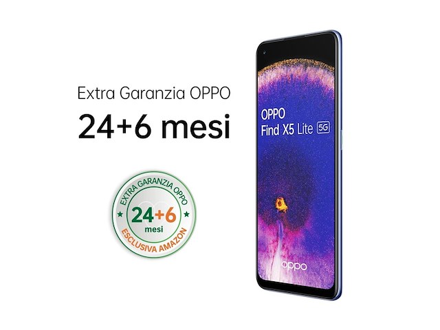 Oppo find x5 lite smartphone blauw - afbeelding 2 van  5