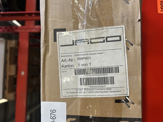 Oprijplaat 340kg, jago, rmpm01, zilver - afbeelding 4 van  4