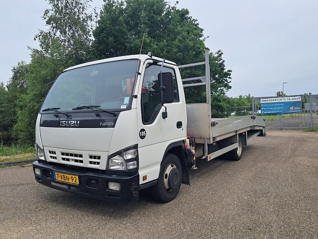 Oprijwagen met laadkraan en lier, isuzu, n-serie, 2009 - afbeelding 1 van  66