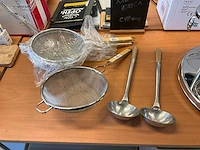 Opscheplepels en zeef (5x) - afbeelding 1 van  6