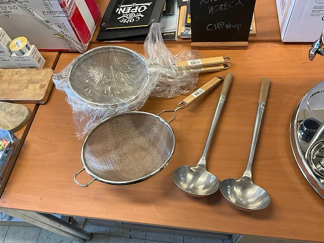 Opscheplepels en zeef (5x) - afbeelding 4 van  6