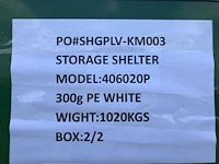 Opslag tent/storage building ev-40-60-20 - afbeelding 8 van  8