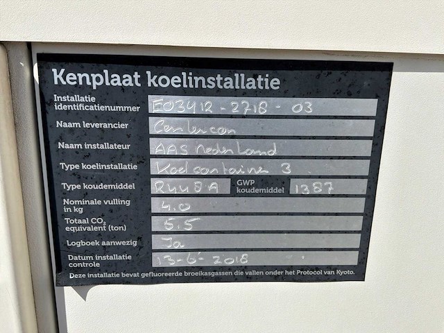 Opslagcontainer met geïsoleerde rvs tank - afbeelding 6 van  14