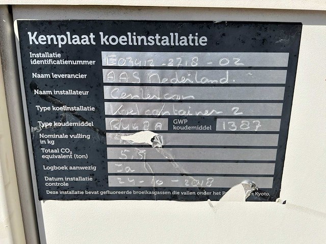 Opslagcontainer met geïsoleerde rvs tank - afbeelding 6 van  14