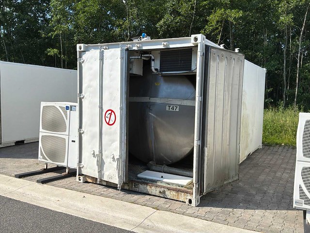 Opslagcontainer met geïsoleerde rvs tank - afbeelding 1 van  14
