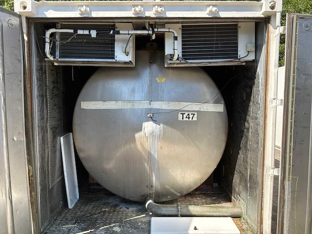 Opslagcontainer met geïsoleerde rvs tank - afbeelding 9 van  14