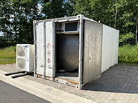 Opslagcontainer met geïsoleerde rvs tank - afbeelding 1 van  10