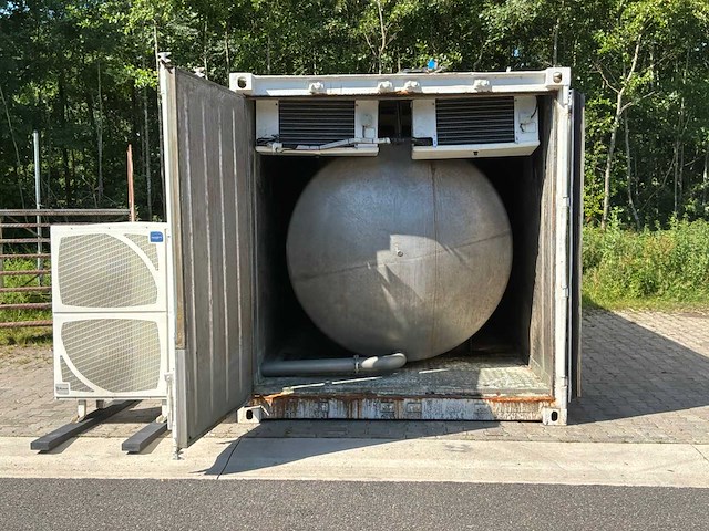 Opslagcontainer met geïsoleerde rvs tank - afbeelding 3 van  10