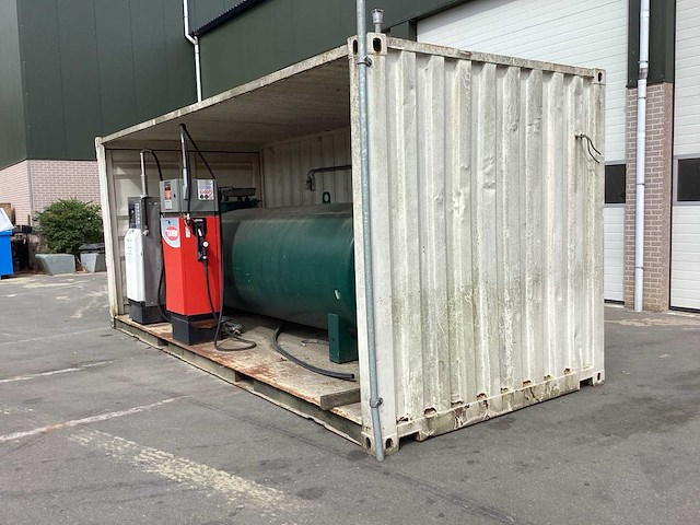 Opslagcontainermet dieseltankstation - afbeelding 12 van  19