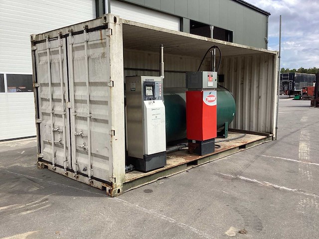 Opslagcontainermet dieseltankstation - afbeelding 16 van  19