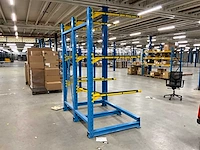 Opslagrek voor rollen/ spoelen of haspels magazijnstelling 200x120x270 cm - afbeelding 3 van  9