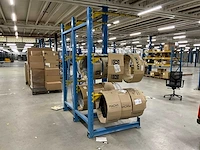 Opslagrek voor rollen/ spoelen of haspels magazijnstelling 200x120x270 cm - afbeelding 4 van  9