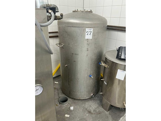 Opslagtank roestvaststaal - afbeelding 2 van  4