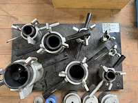 Opspangereedschap / klemmenset, multi-adapter montage, zilver/zwart - afbeelding 2 van  4