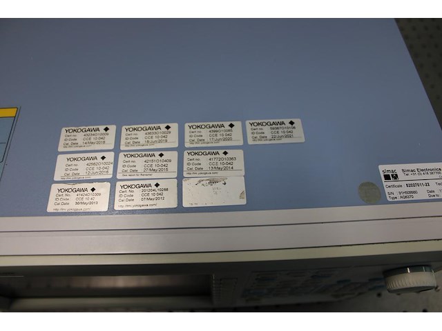 Optical spectrum analyser yokogawa aq6370. gekalibreerd tot juli 2026. - afbeelding 4 van  7