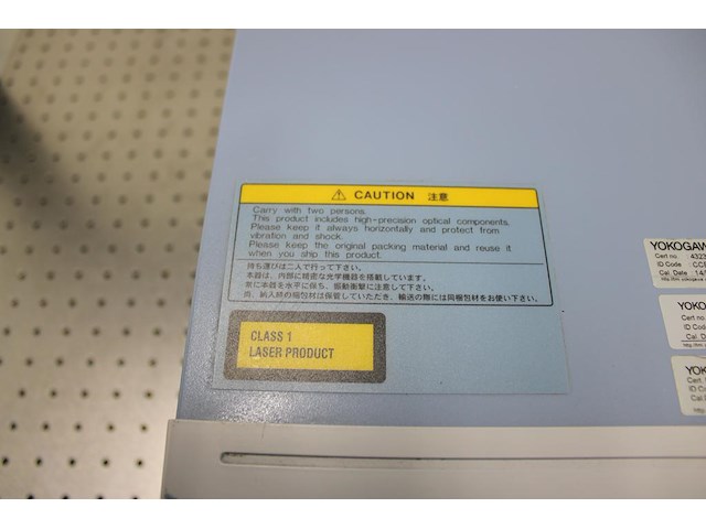 Optical spectrum analyser yokogawa aq6370. gekalibreerd tot juli 2026. - afbeelding 5 van  7