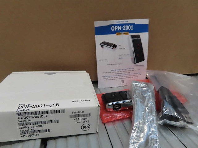 Opticom - opn-2001 - barcodescanner (44x) - afbeelding 1 van  3