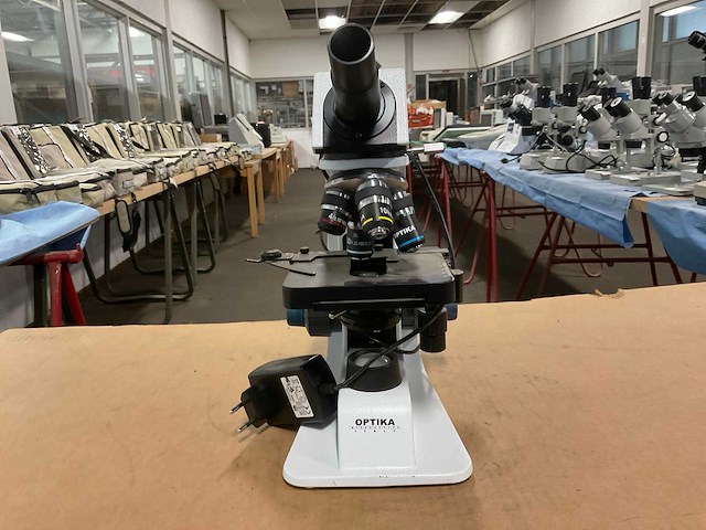 Optika b-150 microscope - afbeelding 6 van  7