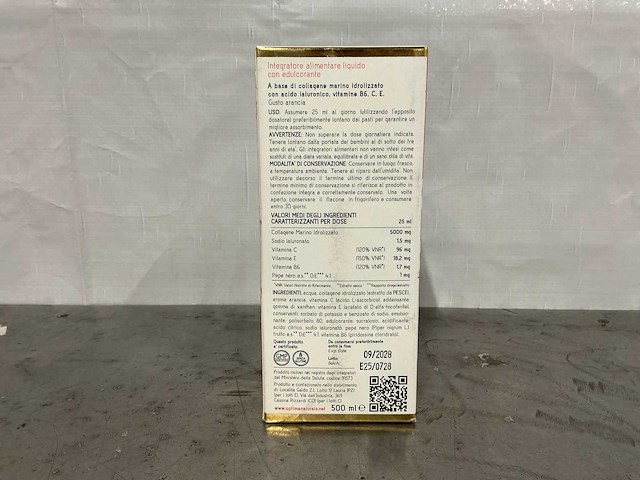 Optima naturals gehydrolyseerd zeecollageen - 500ml (9x) - afbeelding 4 van  5