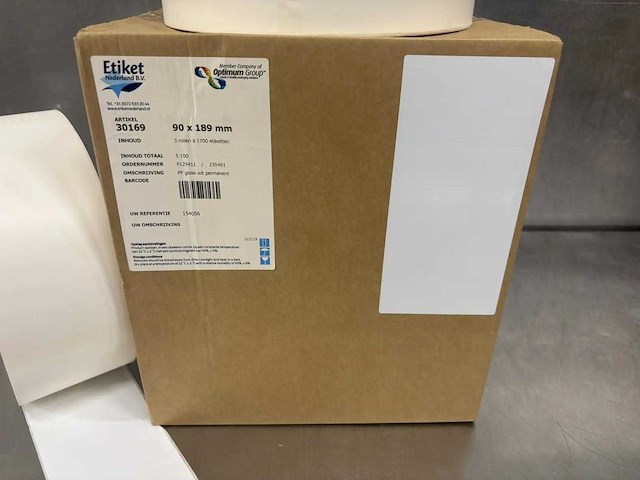 Optimum - doos etiketten (24x) - afbeelding 2 van  4