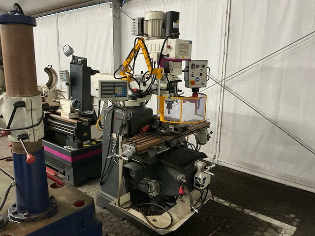 Optimum - mf 4 vario dpa - universal milling machine - afbeelding 1 van  43