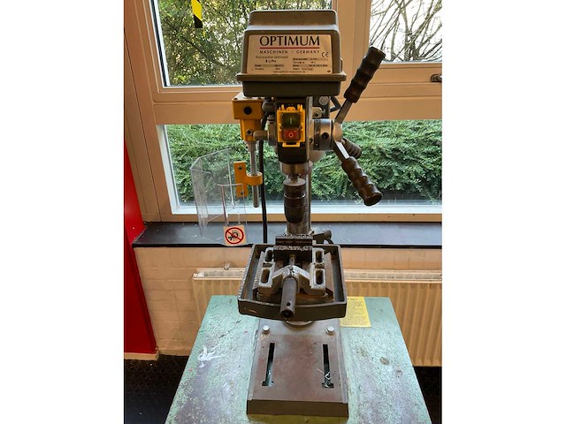 Optimum b17 pro kolomboormachine op onderstel - afbeelding 4 van  8
