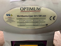 Optimum opti sm 200 werkbankslijpmachine - afbeelding 2 van  2