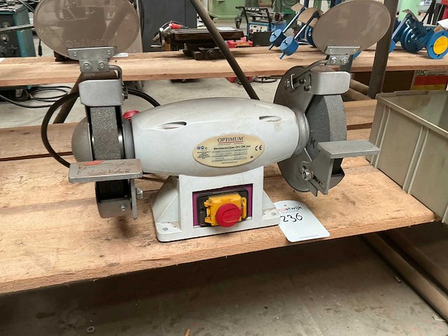 Optimum opti sm290 werkbankslijpmachine - afbeelding 1 van  6